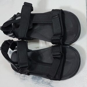 NWT Ozark Trail Outdoor Equipment Mens Sandals Black Hook&Loop Straps Sz 10⁸